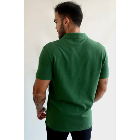 POLO MASC MC LACOSTE 132 VERDE