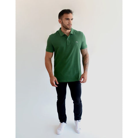 POLO MASC MC LACOSTE 132 VERDE