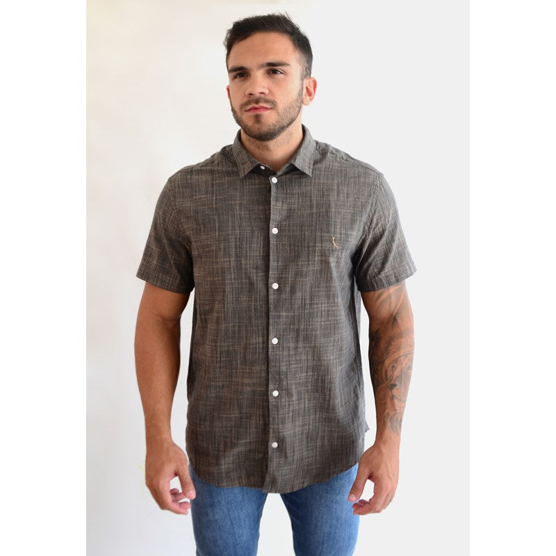 CAMISA RESERVA MASC MC SAMOA KHAKI KHAKI