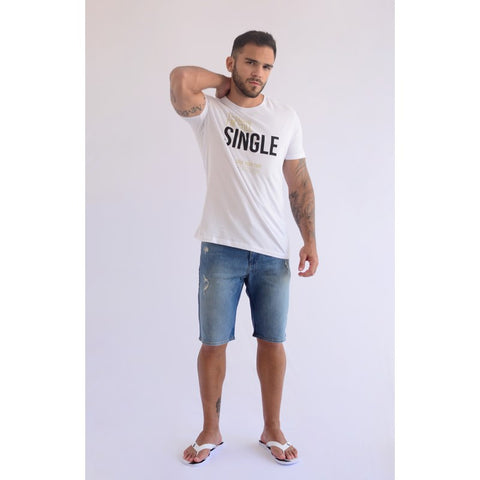 CAMISETA SERGIO K MASC MC SINGLE FAMILY BRANCO