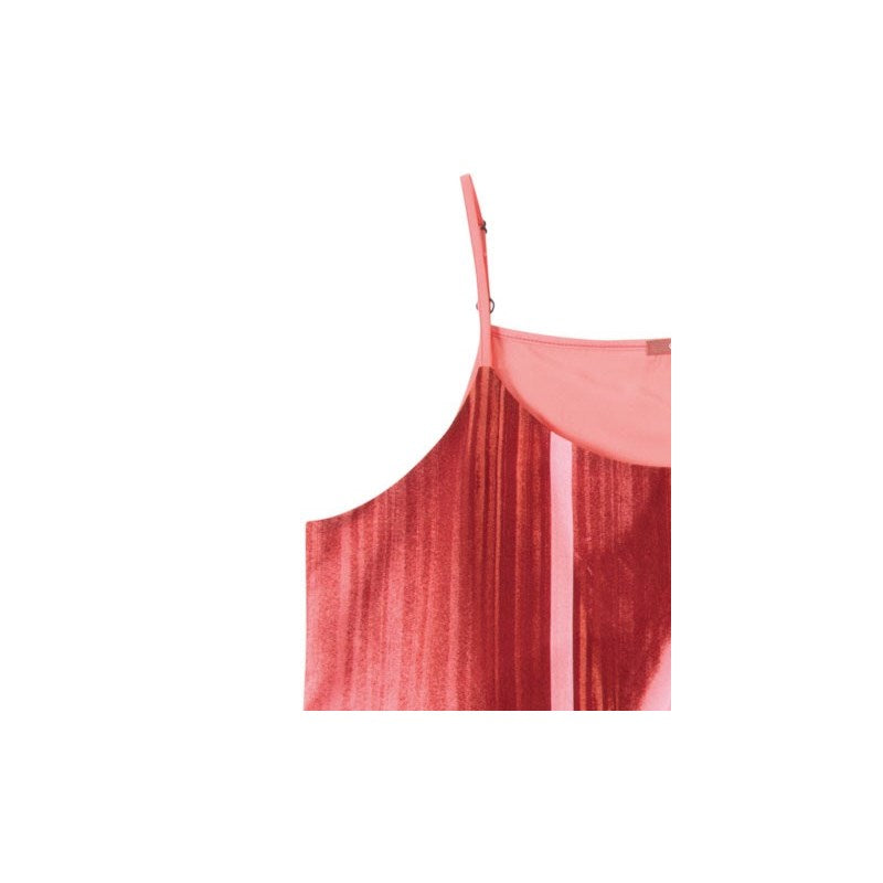 BLUSA VISC ALCA AJUST GL RED EST ABST FR SALMAO