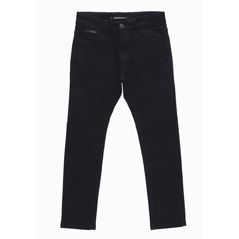 CALCA MASC SKINNY BLACK CRAWLING - 4/8 PRETO