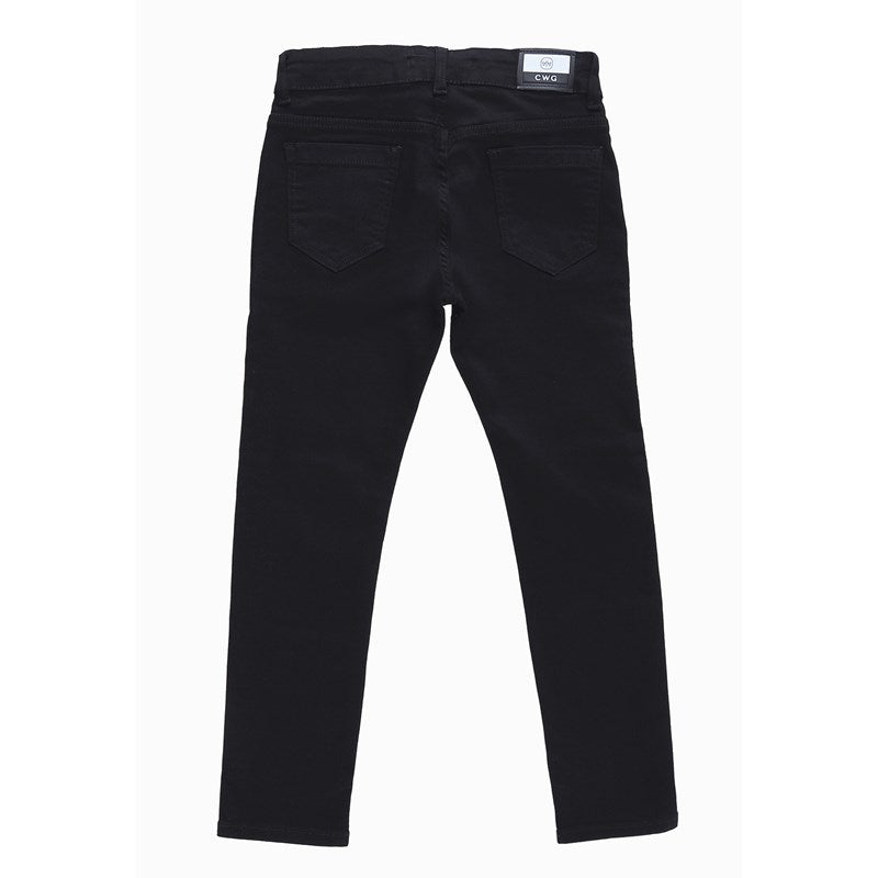 CALCA MASC SKINNY BLACK CRAWLING - 4/8 PRETO