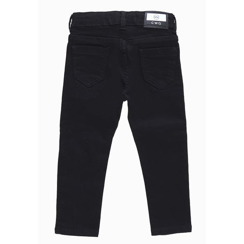 CALCA MASC SKINNY BLACK CRAWLING - 1/3 PRETO