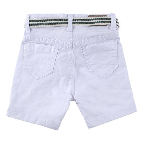 BERMUDA MASC TRAD CRAWLING BRANCO - 1/3 BRANCO