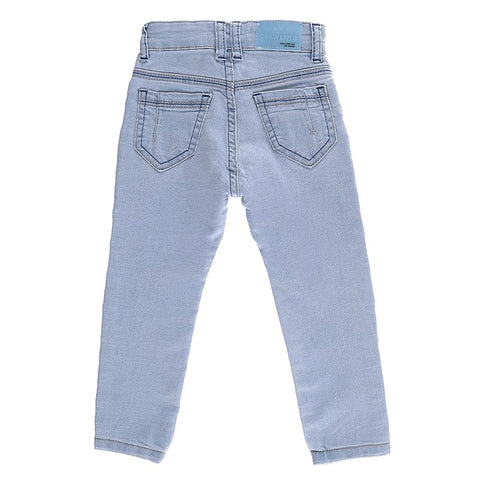 CALCA MASC SKINNY JEANS CRAWLING - 1/3 AZUL CLARO