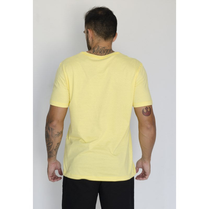 CAMISETA ARAMIS BASICA GOLA V AMARELO AMARELO