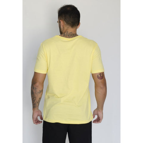 CAMISETA ARAMIS BASICA GOLA V AMARELO AMARELO