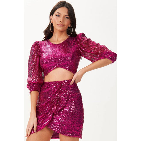 CROPPED PURO LUXO PINK ROSA PINK