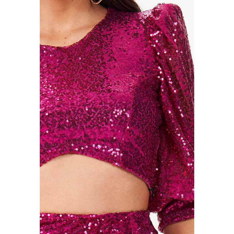 CROPPED PURO LUXO PINK ROSA PINK