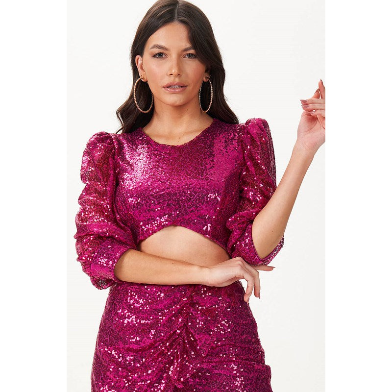 CROPPED PURO LUXO PINK ROSA PINK