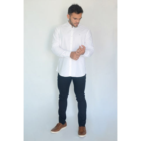 CAMISA ARAMIS ML SLIM OXFORD BUTTON DOWN BRANCO