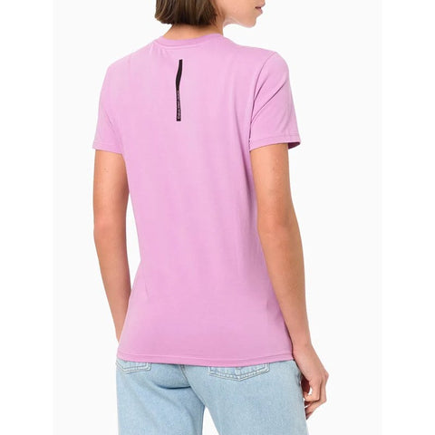 BLUSA CKJ FEM MC RE ISSUE FAIXA LILAS LILAS