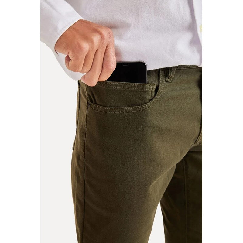 CALCA RESERVA MASC CONT SKINNY COLOR MILITAR