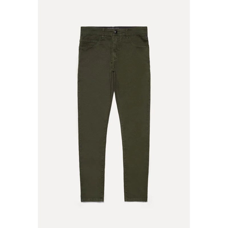 CALCA RESERVA MASC CONT SKINNY COLOR MILITAR
