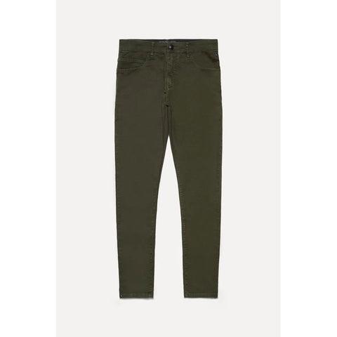 CALCA RESERVA MASC CONT SKINNY COLOR MILITAR