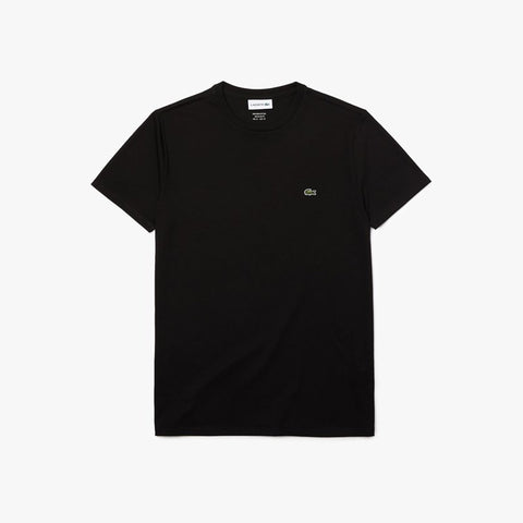 CAMISETA LACOSTE MC MASC BASICA PRETO