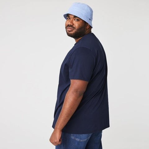 CAMISETA MC MASC BASICA LACOSTE 166 MARINHO