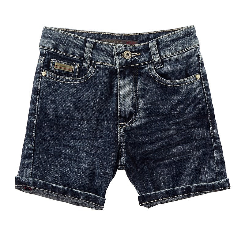 BERMUDA MASC TRAD JEANS ESCURO CRAWLING AZUL ESCURO