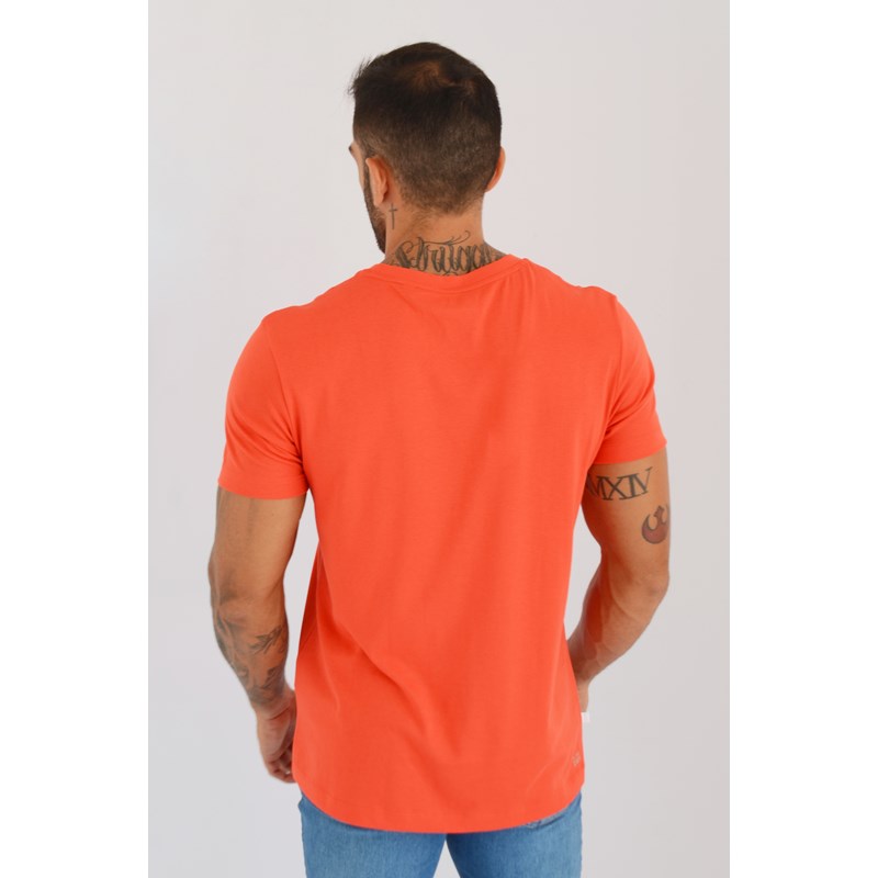 CAMISETA LACOSTE MC MASCULINA LARANJA LARANJA