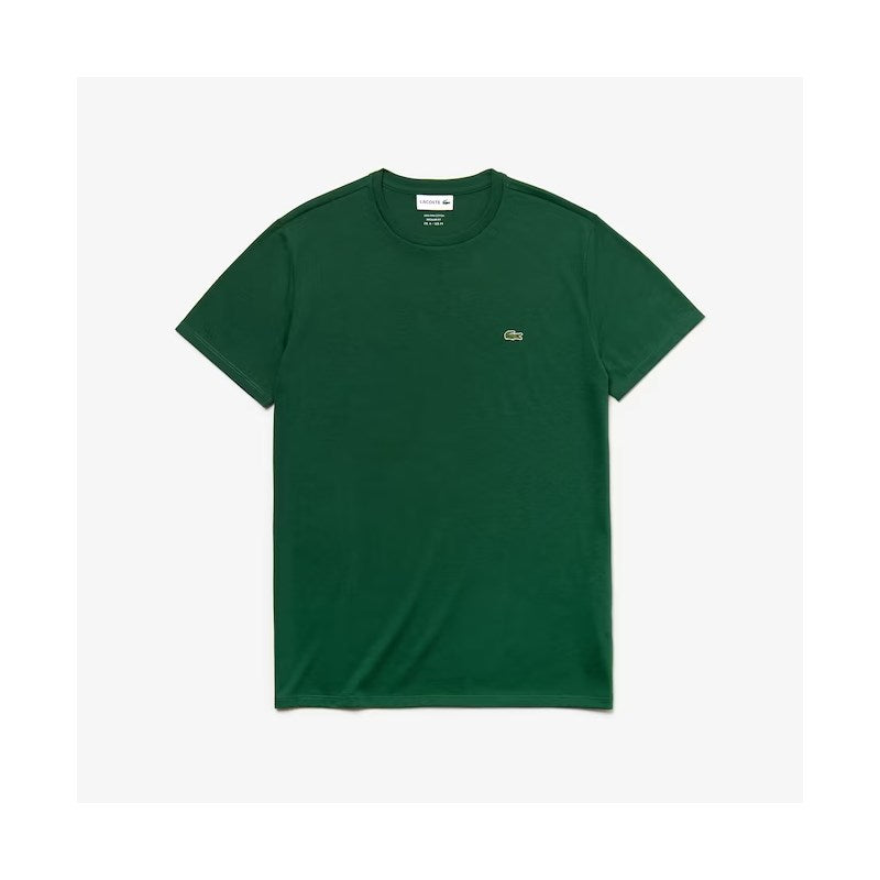 CAMISETA LACOSTE MC MASC BASICA 132 VERDE