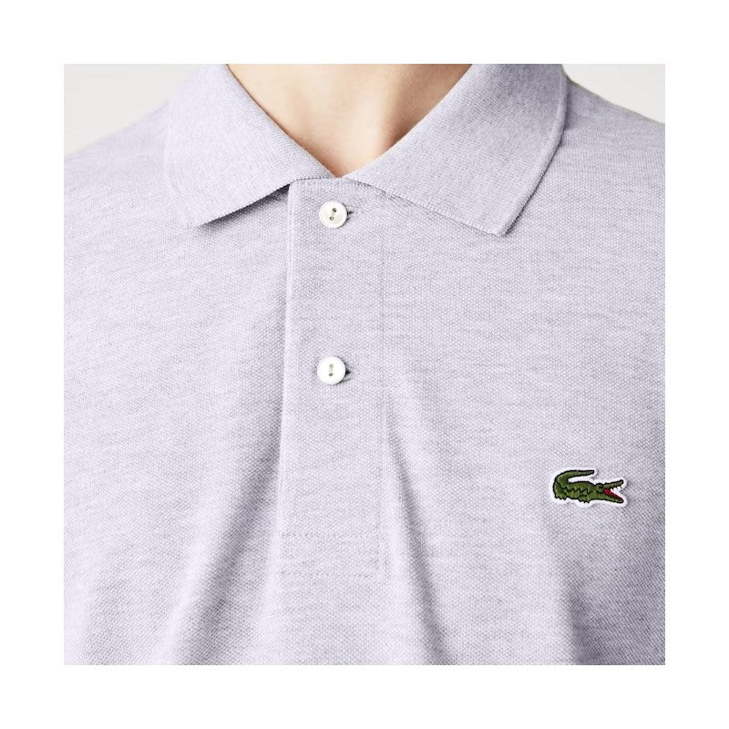 POLO LACOSTE MC MASCULINA CCA CINZA CLAR CINZA CLARO