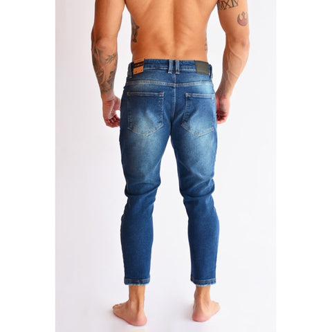 CALCA JEANS MASC AEROPOSTALE AZUL MEDIO