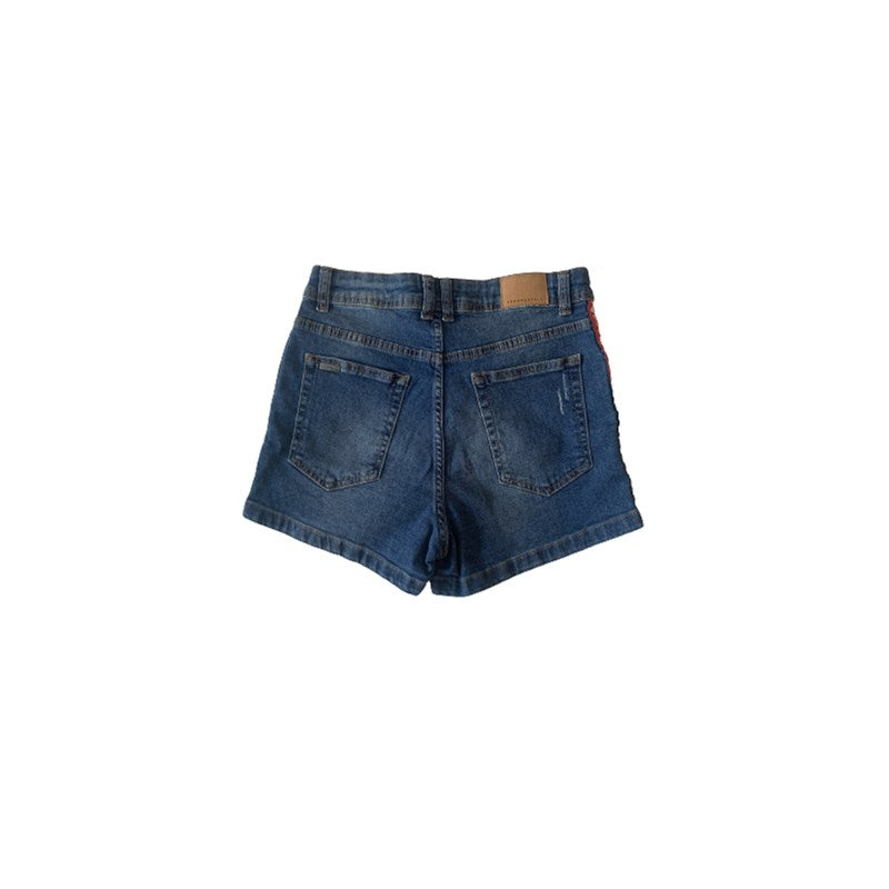 SHORT JEANS FEMININO AEROPOSTALE AZUL ES AZUL ESCURO