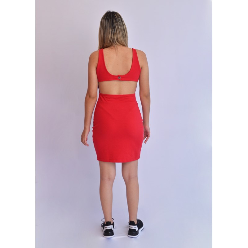 VESTIDO MC FEMININO AEROPOSTALE VERMELHO VERMELHO