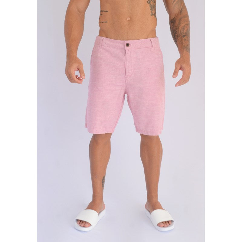 BERMUDA ARAMIS CHINO FLAMEZAO ROSA ROSA