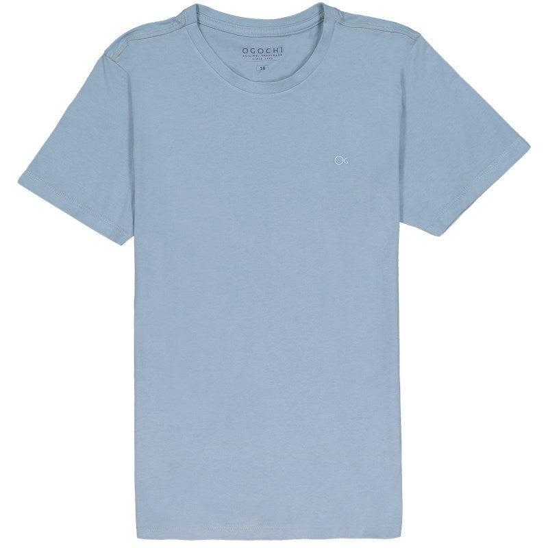 CAMISETA OGOCHI INF MC ESSENC 4013 AZUL MEDIO