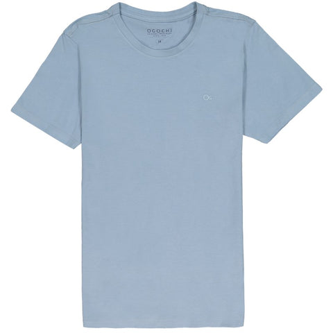 CAMISETA OGOCHI INF MC ESSENC 4013 AZUL MEDIO
