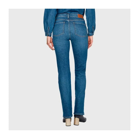 CALCA TOMMY FEM BOOTCUT RW PATY TH1A5 AZ AZUL MEDIO