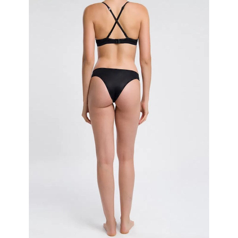 CALCINHA TANGA CKJ FEM MICRO PRETO PRETO