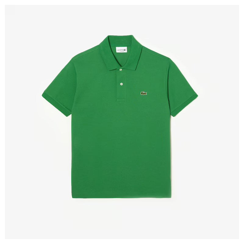 POLO LACOSTE MC MASCULINA BASICA L94 VER VERDE BANDEIRA