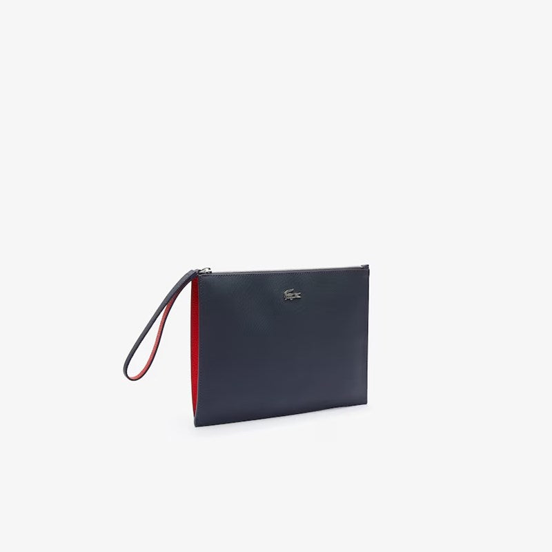 BOLSA CLUTCH FEM LACOSTE 166 MARINHO MARINHO