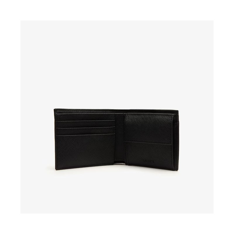 CARTEIRA BILLFOLD HOMME LACOSTE 000 PRET PRETO