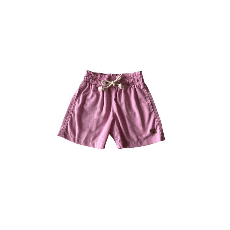 SHORT LINHO MASC KIDS LISO ROSA CLARO
