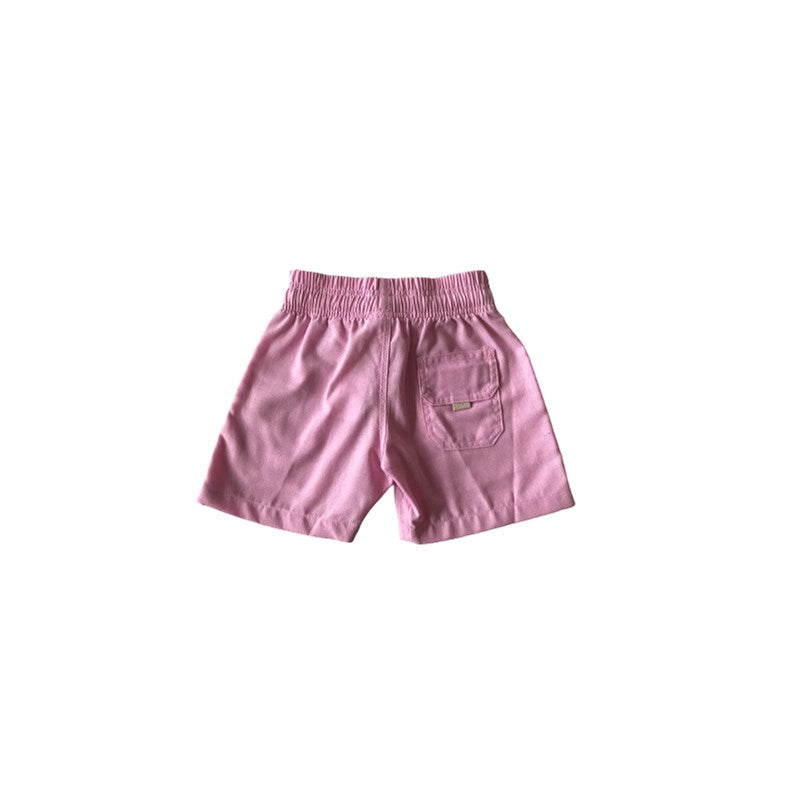 SHORT LINHO MASC KIDS LISO ROSA CLARO