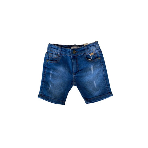 BERMUDA MASC COS MEIO ELAST CRAWLING - 1 AZUL MEDIO