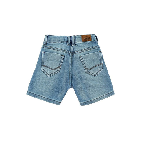 BERMUDA MASC JEANS TRAD MLT CRAWLING - 1 AZUL CLARO