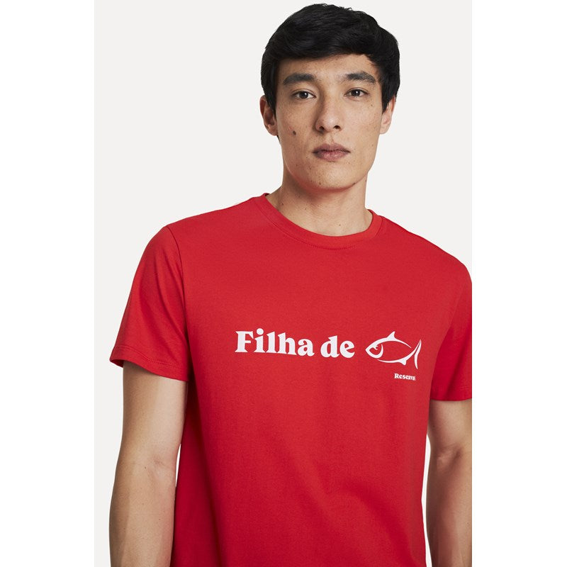 CAMISETA RESERVA PAIS EST FILHA DE PEIXE VERMELHO