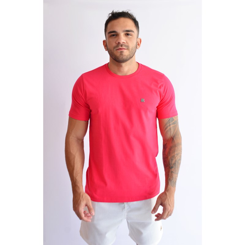 CAMISETA BASICA MASC BRENDON ROSA PINK ROSA PINK