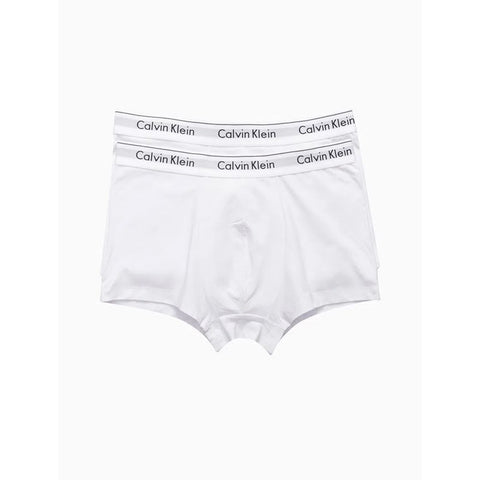 KIT 2 CUECAS CKJ MAS TRUNK MODERN COTTON BRANCO