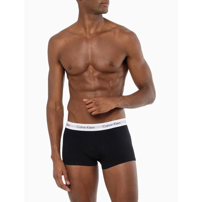 KIT 2 CUECAS CKJ MAS TRUNK MODERN COTTON PRETO