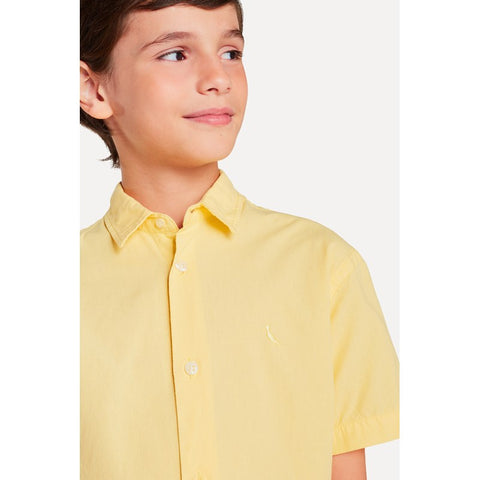 CAMISA RESERVA MINI MC TP NOVA PARATY AM AMARELO CLARO