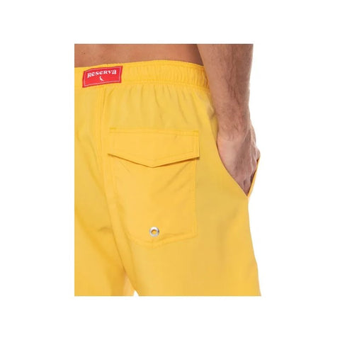 SHORT RESERVA MASC PRAIA LISO BASICO AMA AMARELO