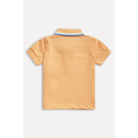 POLO RESERVA MINI BB PIQUET 3 FRISOS LAR LARANJA BERGAMOTA