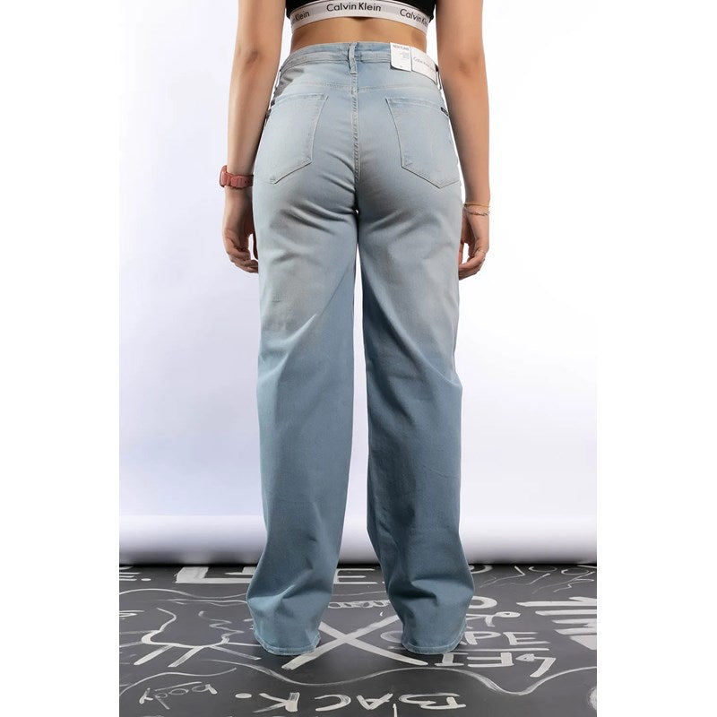 CALCA CKJ FEM JEANS NEW FLARE PEQ PUIDOS AZUL CLARO