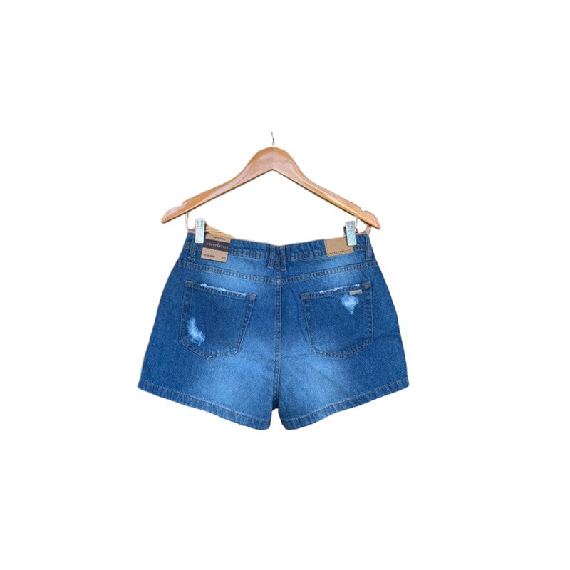 SHORT JEANS FEMININO AEROPOSTALE AZUL ME AZUL MEDIO